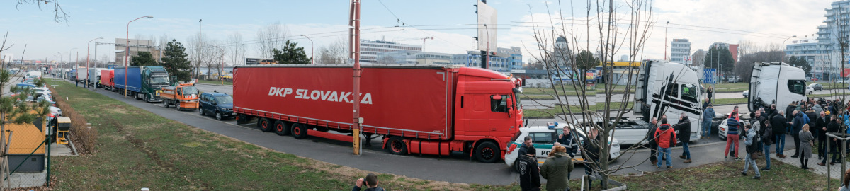 protest autodopravcov