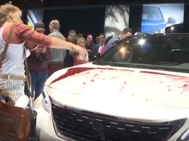 Autosalón Brusel 2020 - protesty