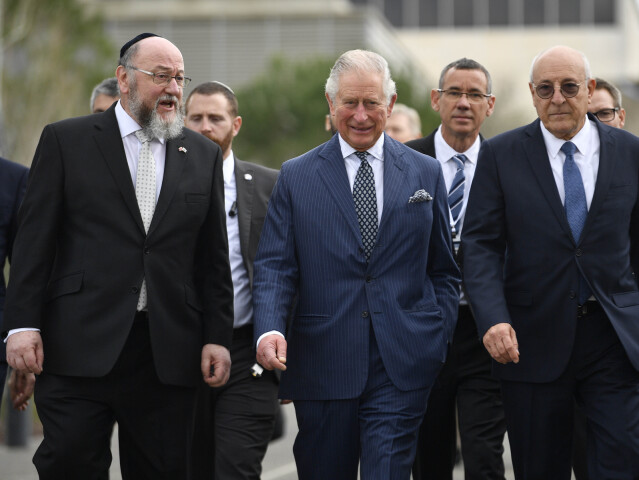 izrael jeruzalem fórum princ Charles  rabín Ephraim Mirvis