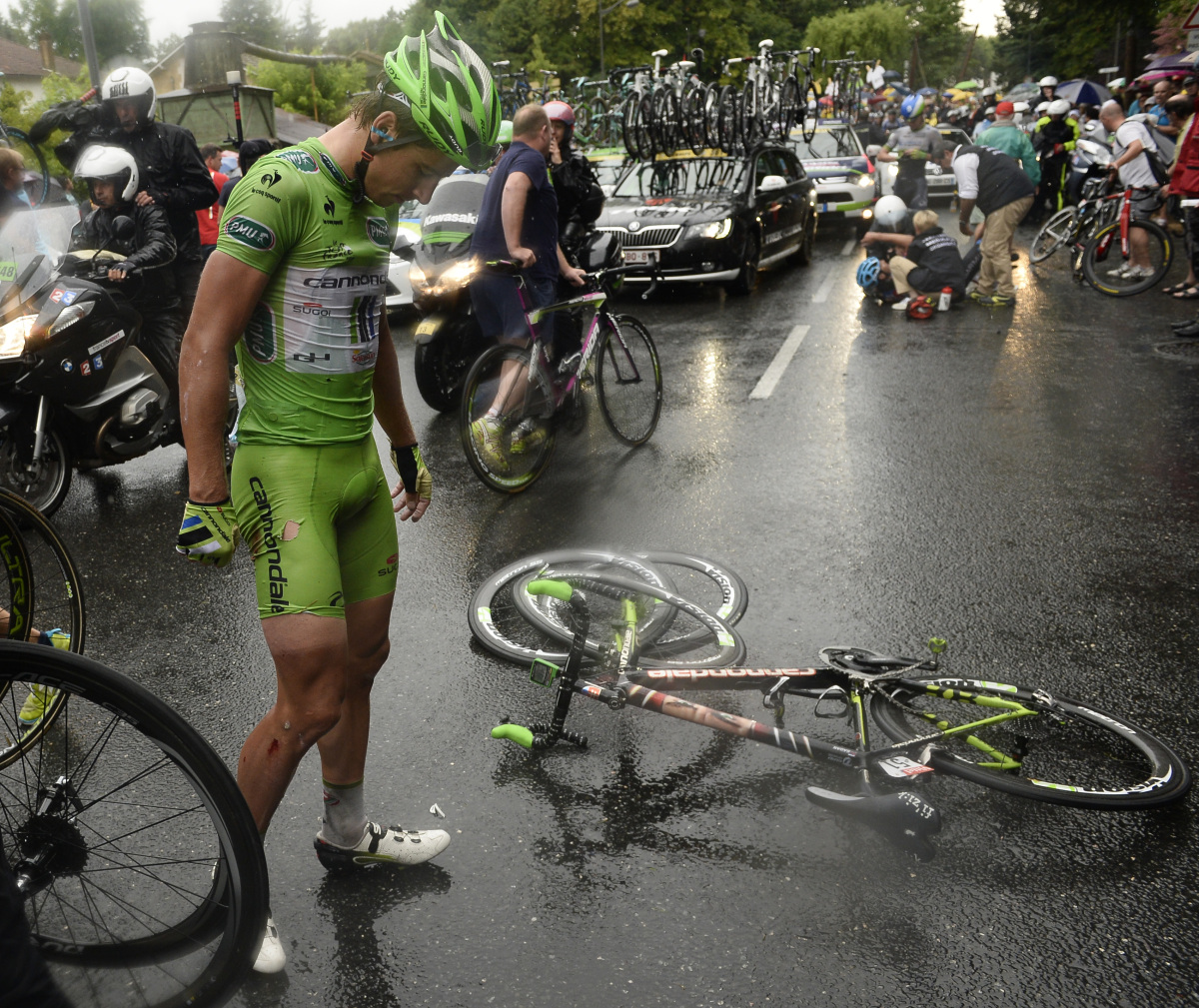 TdF 2014 - pád