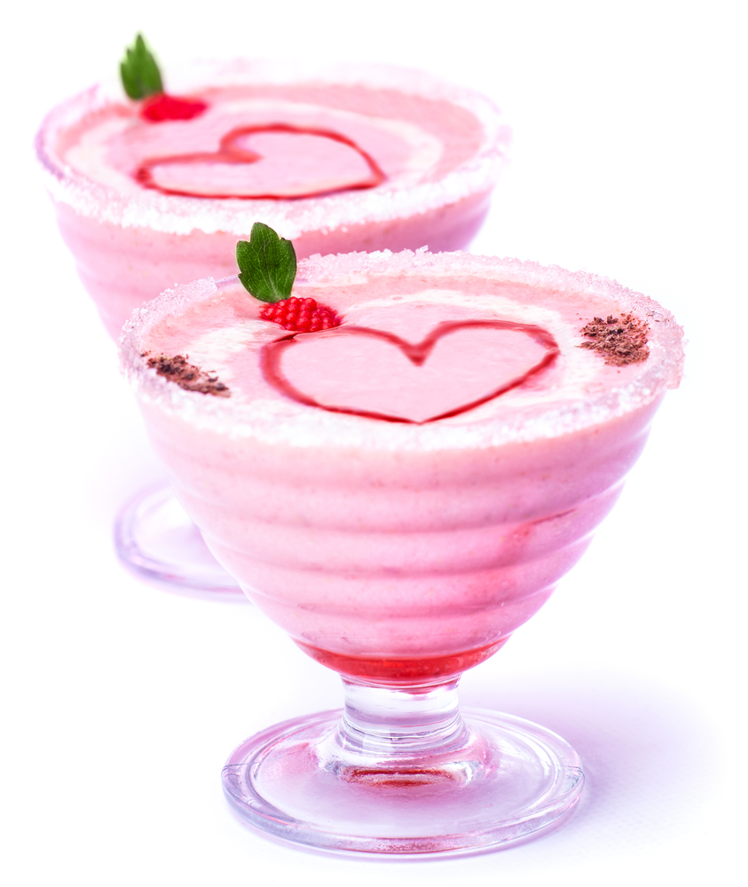 Pripravte si valentínske smoothie.