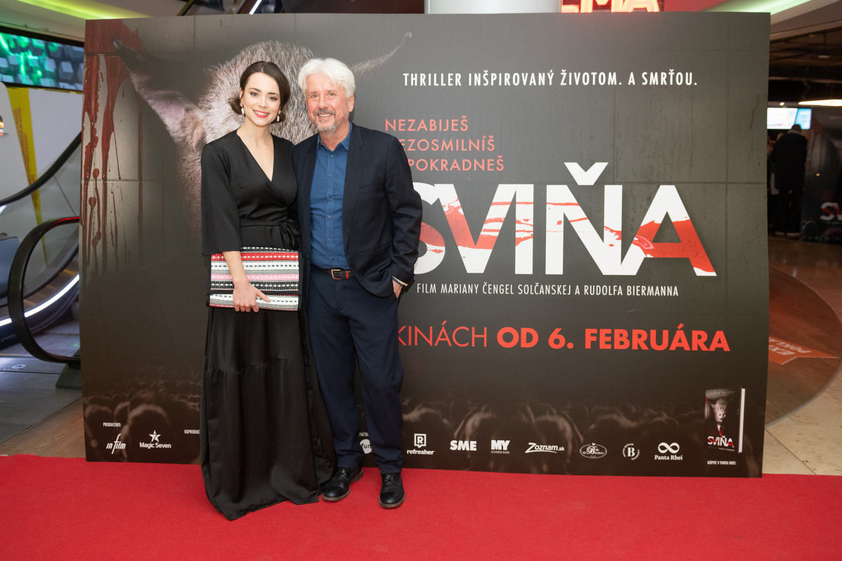 Herečka Gabriela Marcinková a producent Rudolf Biermann. 
