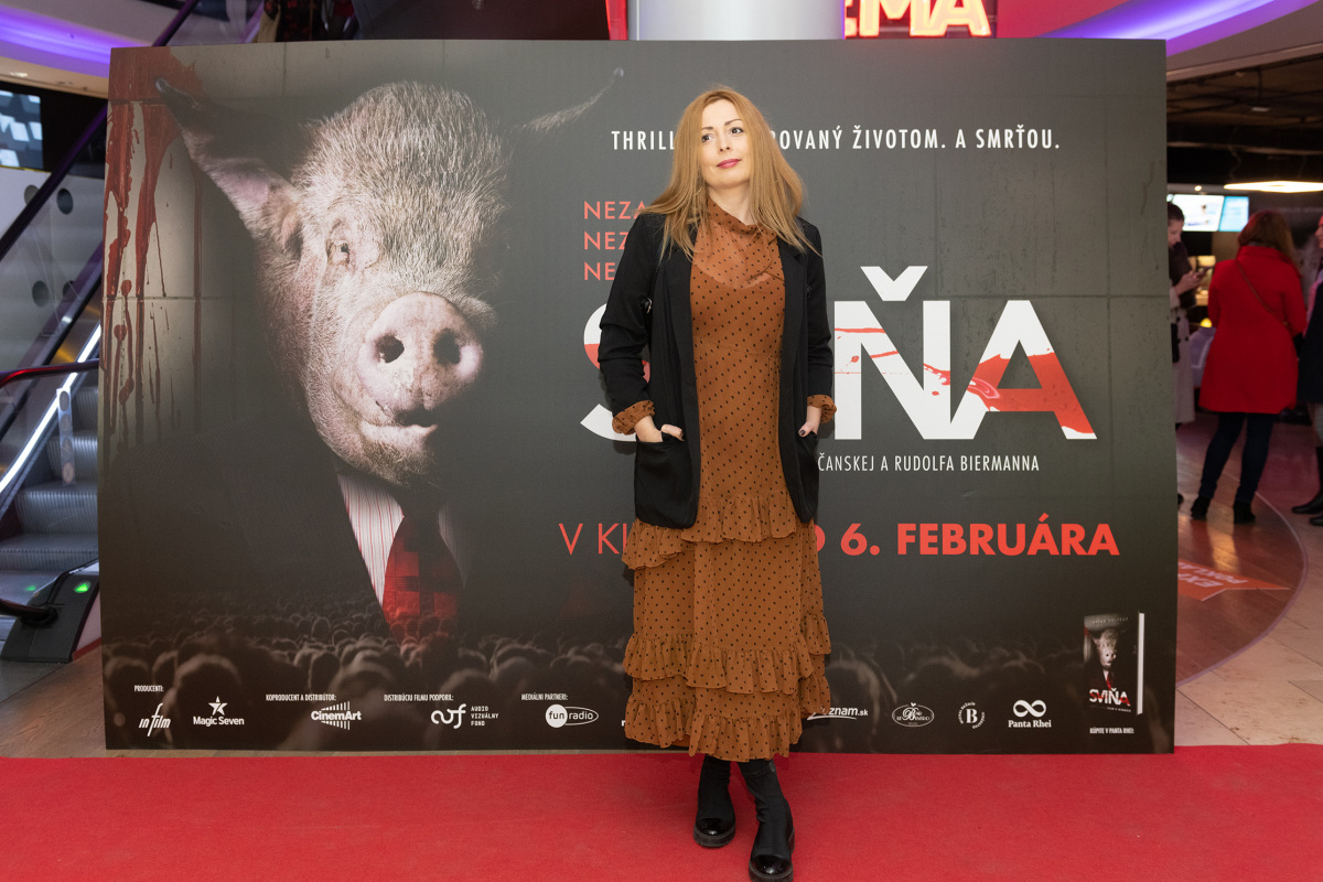 Lea Vajdová, dcéra herca Jozefa Vajdu, ktorá čaká bábätko. 