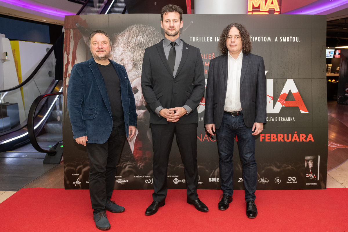 Marko Igonda (v strede) s kolegom Braňom Bystrianskym