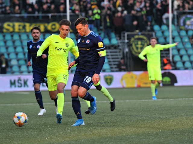 SR futbal FL 17. kolo Žilina Slovan ZAX