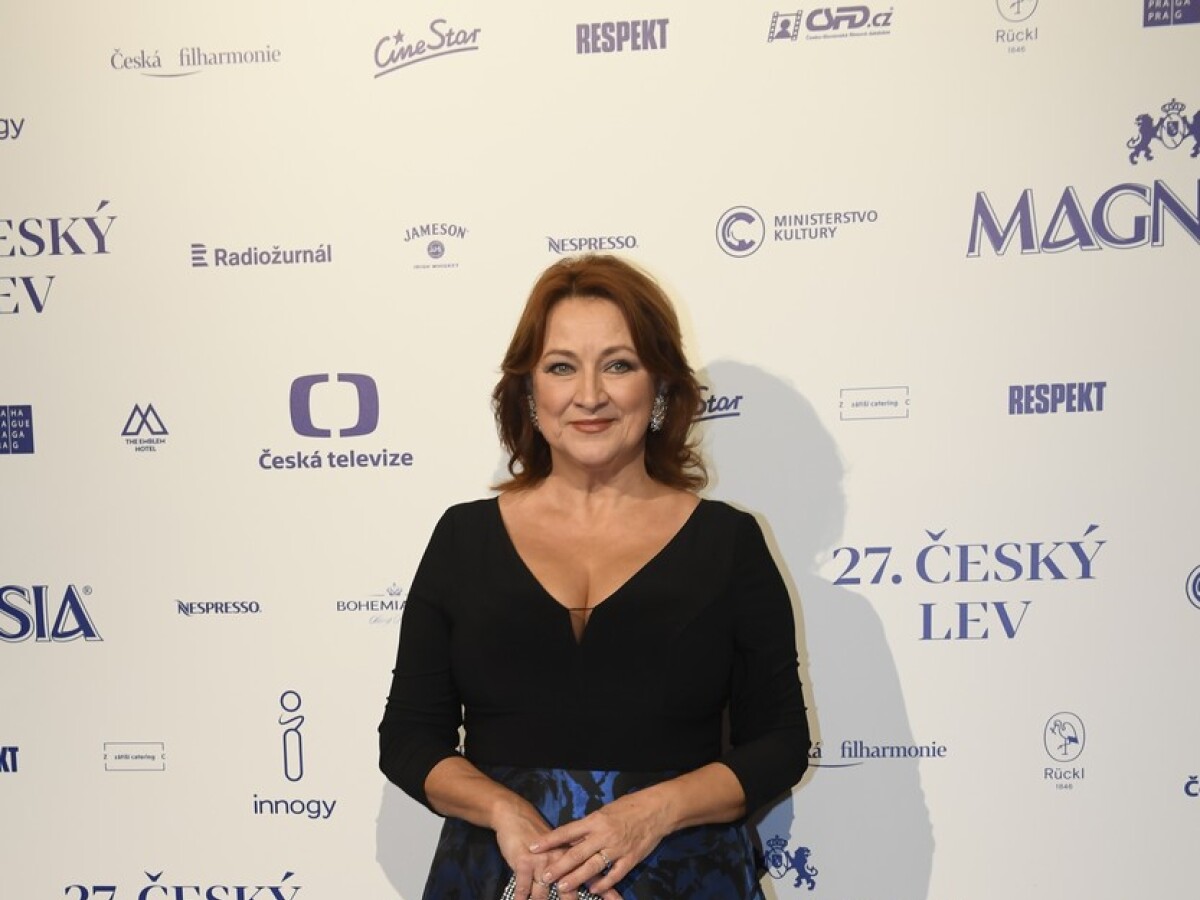 Herečka Zlata Adamovská. 