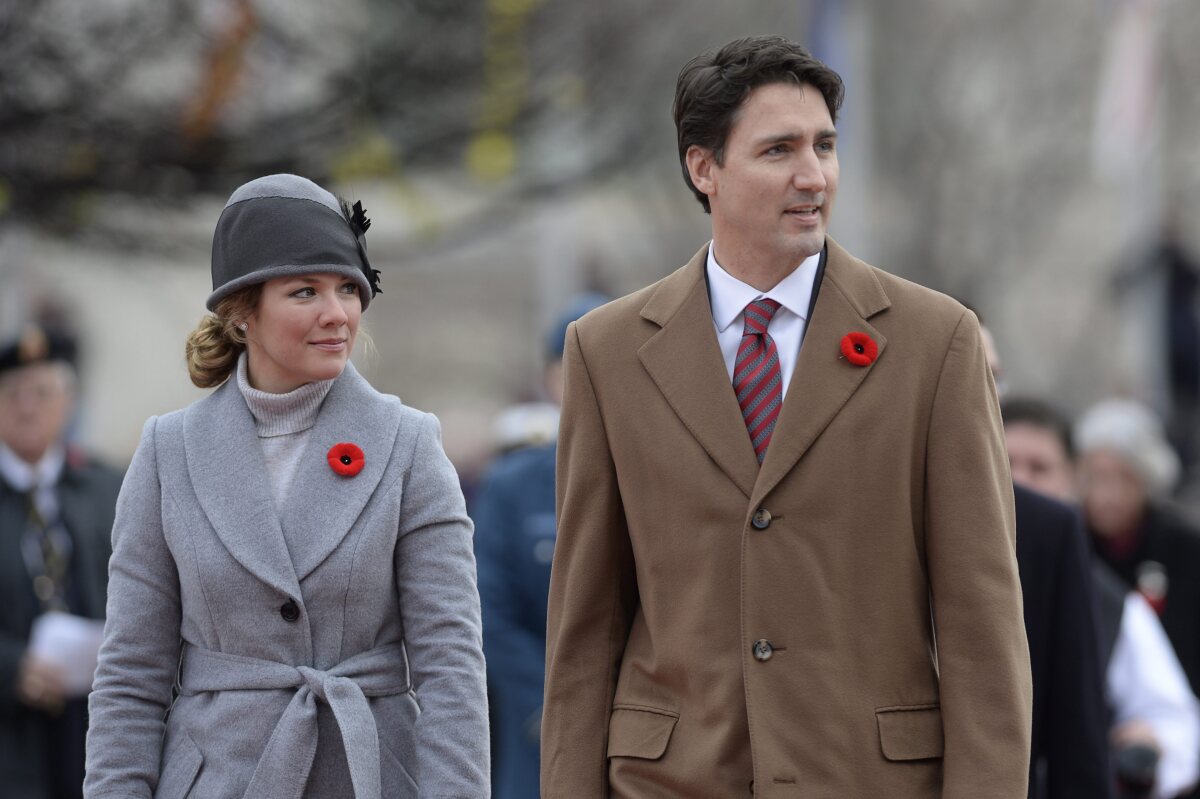 Justin Trudeau a jeho manželka Sophie Trudeau-Gregoire
