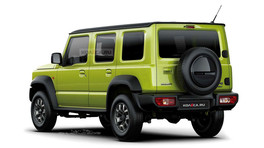V takejto podobe by Jimny ponúklo posádke neporovnateľne priestrannejší interiér aj batožinový priestor. Pritom by si zachovalo všetky off-roadové vlastnosti.