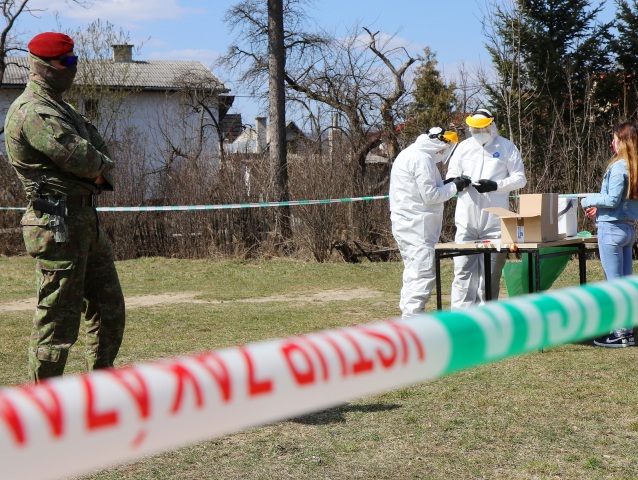 SR Hrabušice Koronavírus MRK Rómovia Testovanie KEX