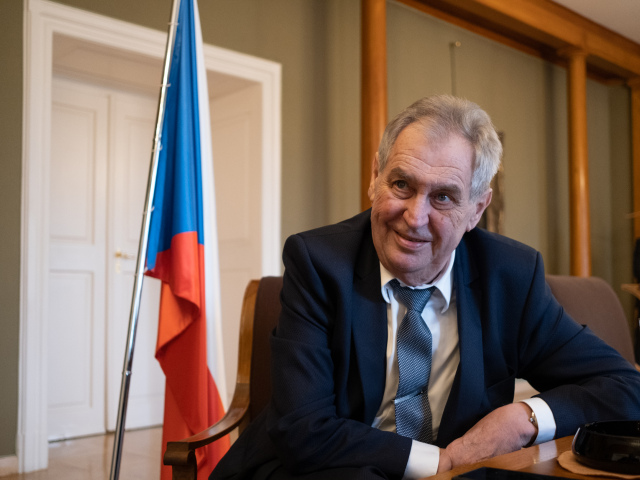 Český prezident Miloš Zeman