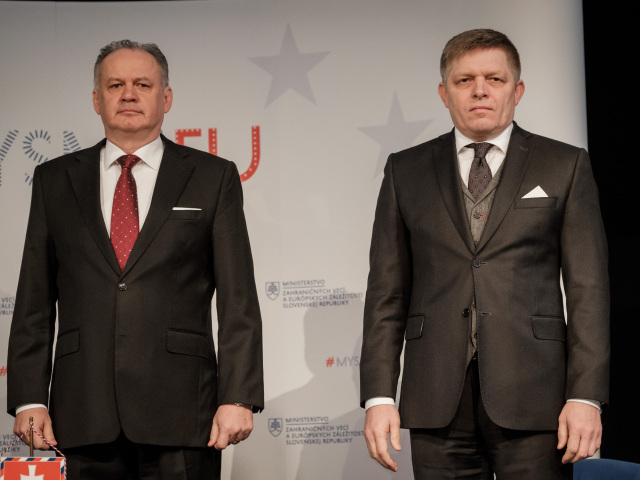 Andrej Kiska Robert Fico /