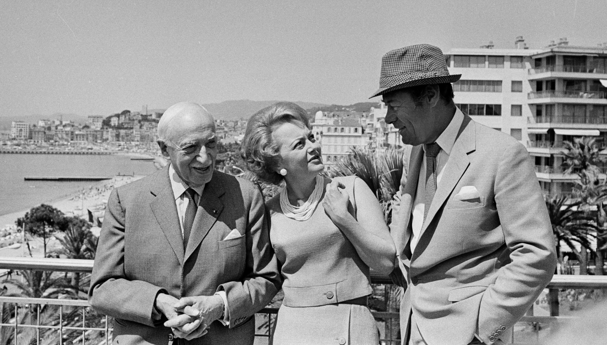 Cannes, retrospektíva, Andre Maurois, Olivia de Havilland a Rex Harrison, 1965