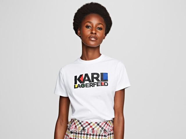 Dámske tričko s logom Karl Lagerfeld. Info o cene hľadajte v predaji. 