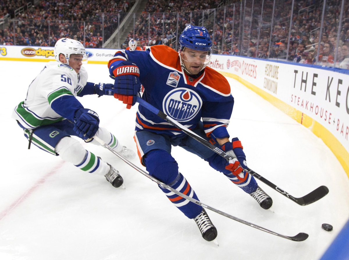 Canucks Oilers Hockey