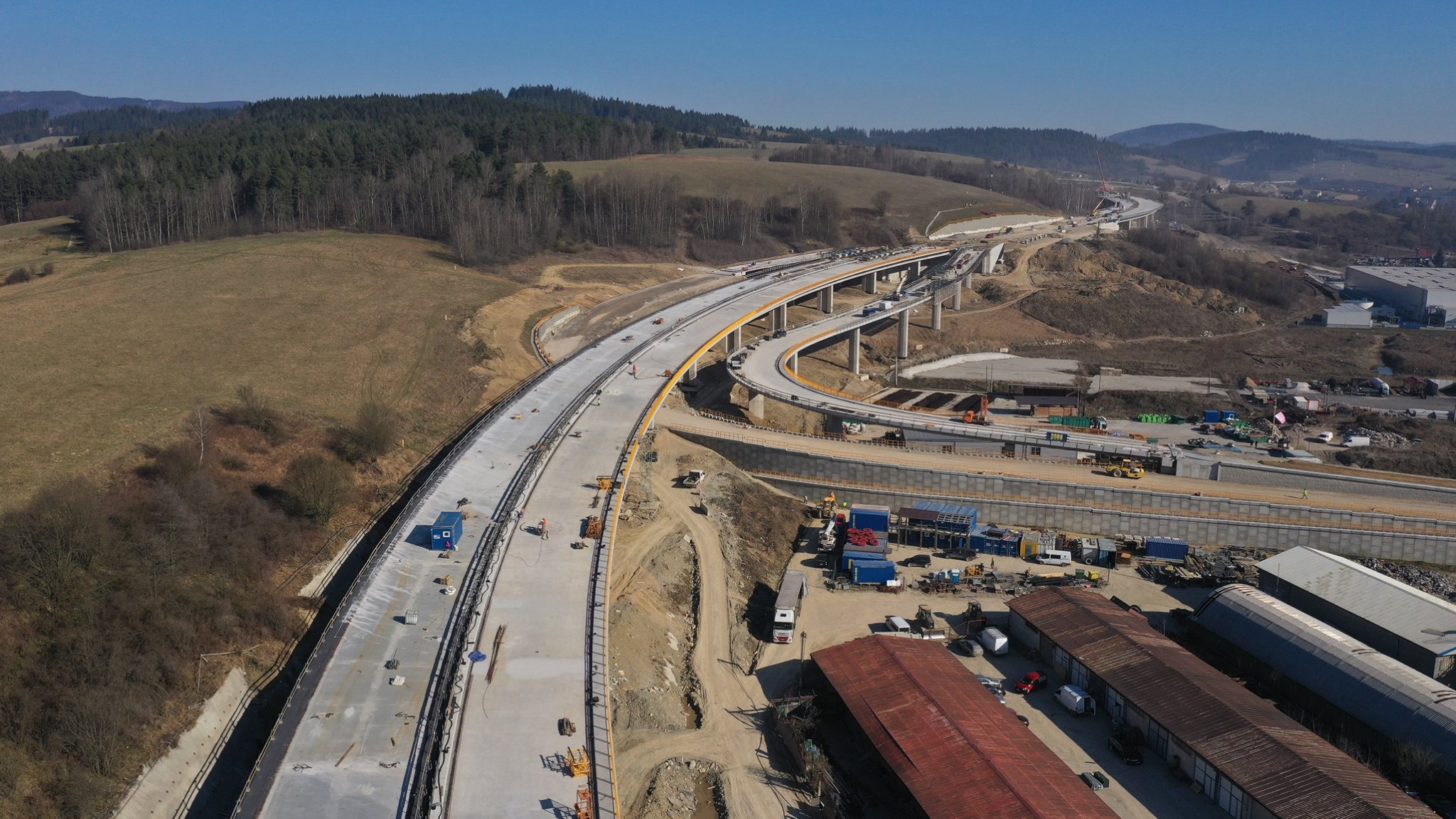 Na diaľnici D3 je v súčasnosti rozostavaný len úsek D3 Čadca, Bukov - Svrčinovec.