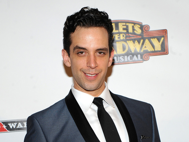 Herec Nick Cordero na archívnom zábere z premiéry predstavenia Bullets Over Broadway.