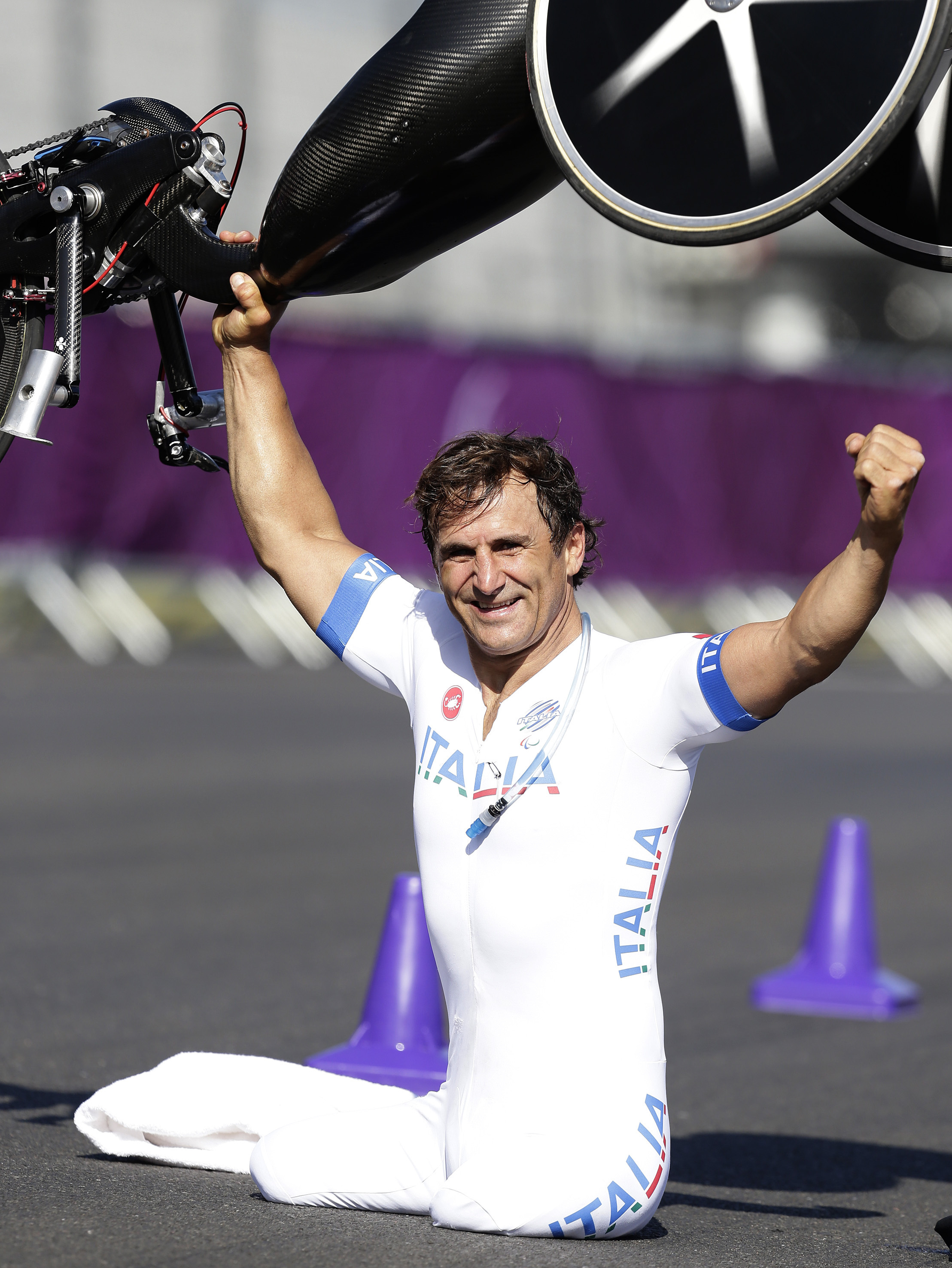 Alex Zanardi na OH 2012 v Londýne.
