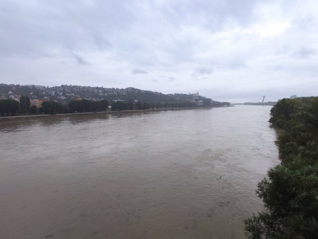 bratislava povodeň riziko shmu