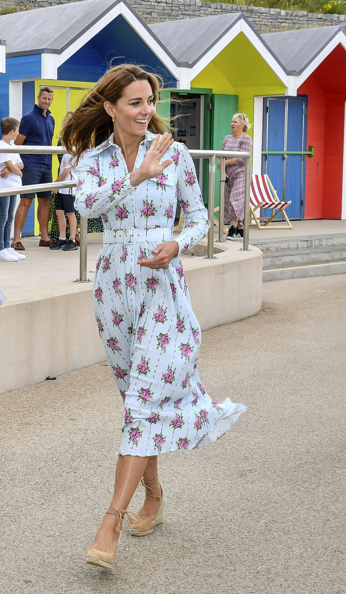 Britain Vojvodkyňa Kate v šatách z dielne Emilie Wicksteadovej. 
