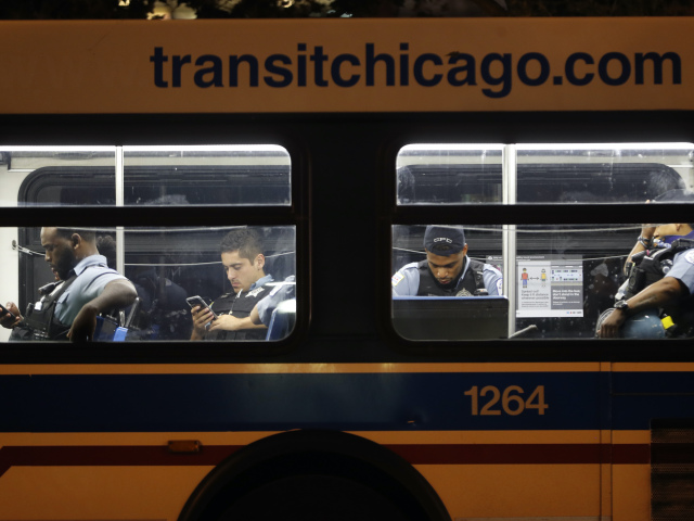 Chicago, nepokoje, polícia