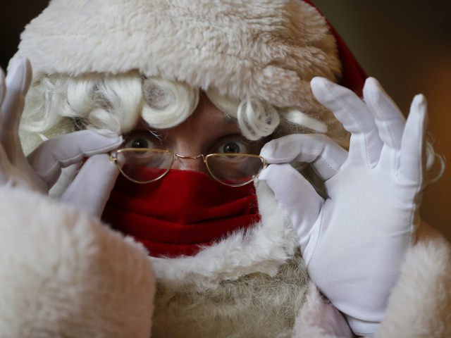 Británia, koronavírus, Santa Claus