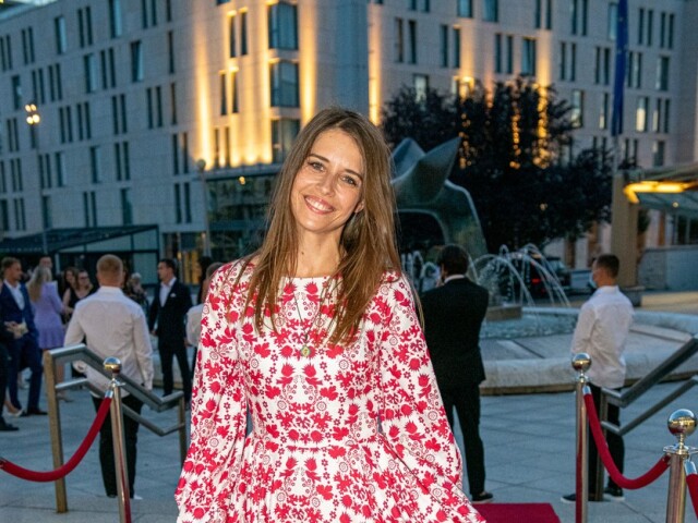 Speváčka Sima Martausová na cenách OTO.