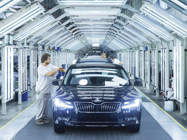 Škoda Superb - výroba Kvasiny