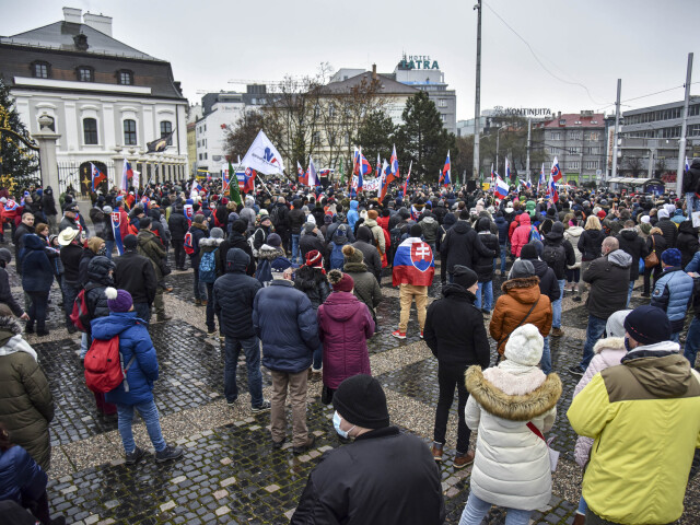 protivládny protest, ĽSNS