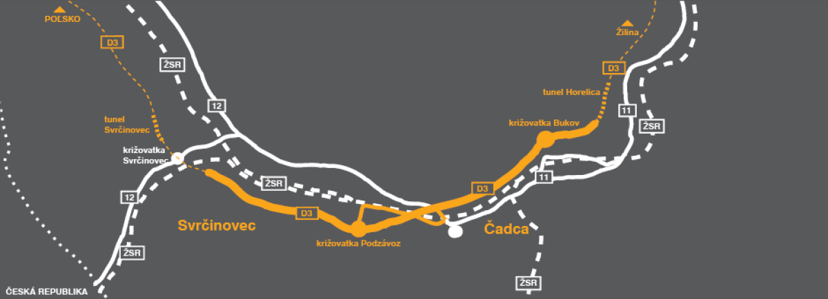 Kysucká diaľnica D3 Čadca, Bukov - Svrčinovec