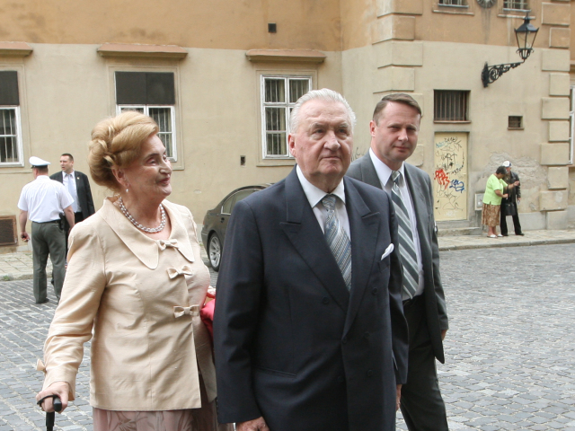 Ivan Gašparovič, inaugurácia, Michal a Emília Kováčovci