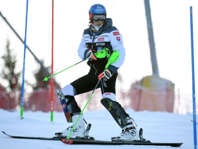 Rakúsko lyžovanie SP slalom 1.kolo Vlhová