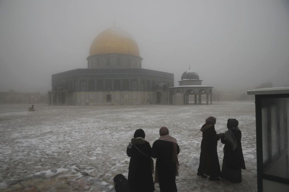 Izrael, Jeruzalem, sneh