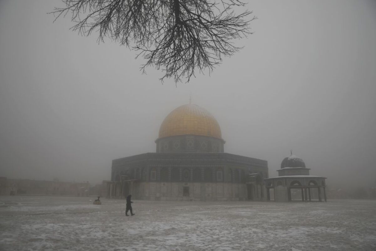 Izrael, Jeruzalem, sneh