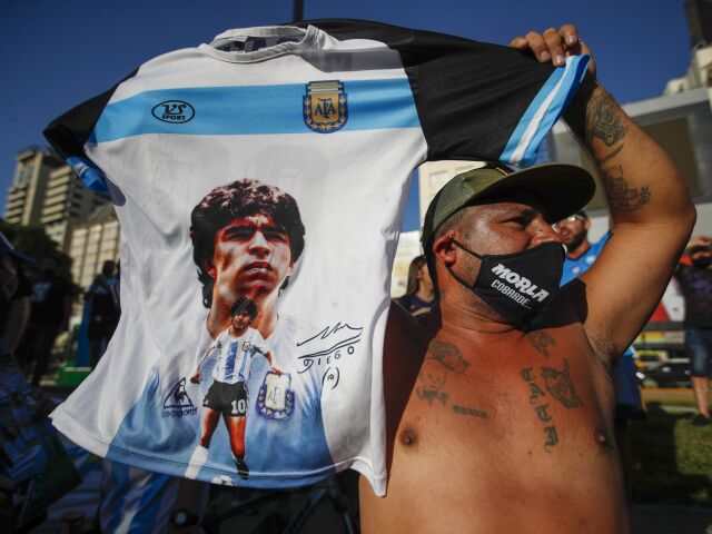 Maradona, demonštrácia