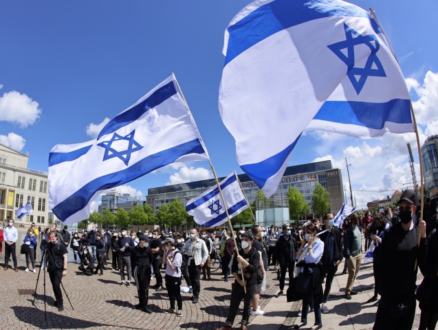 nemecko protest izrael