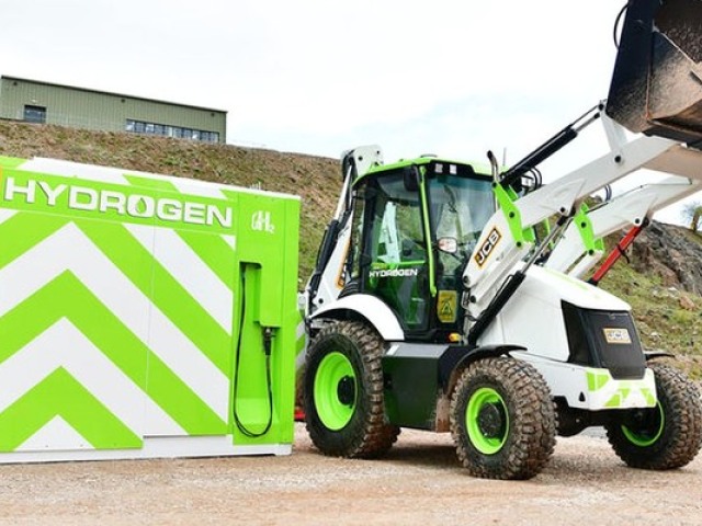 JCB - vodíkový bager
