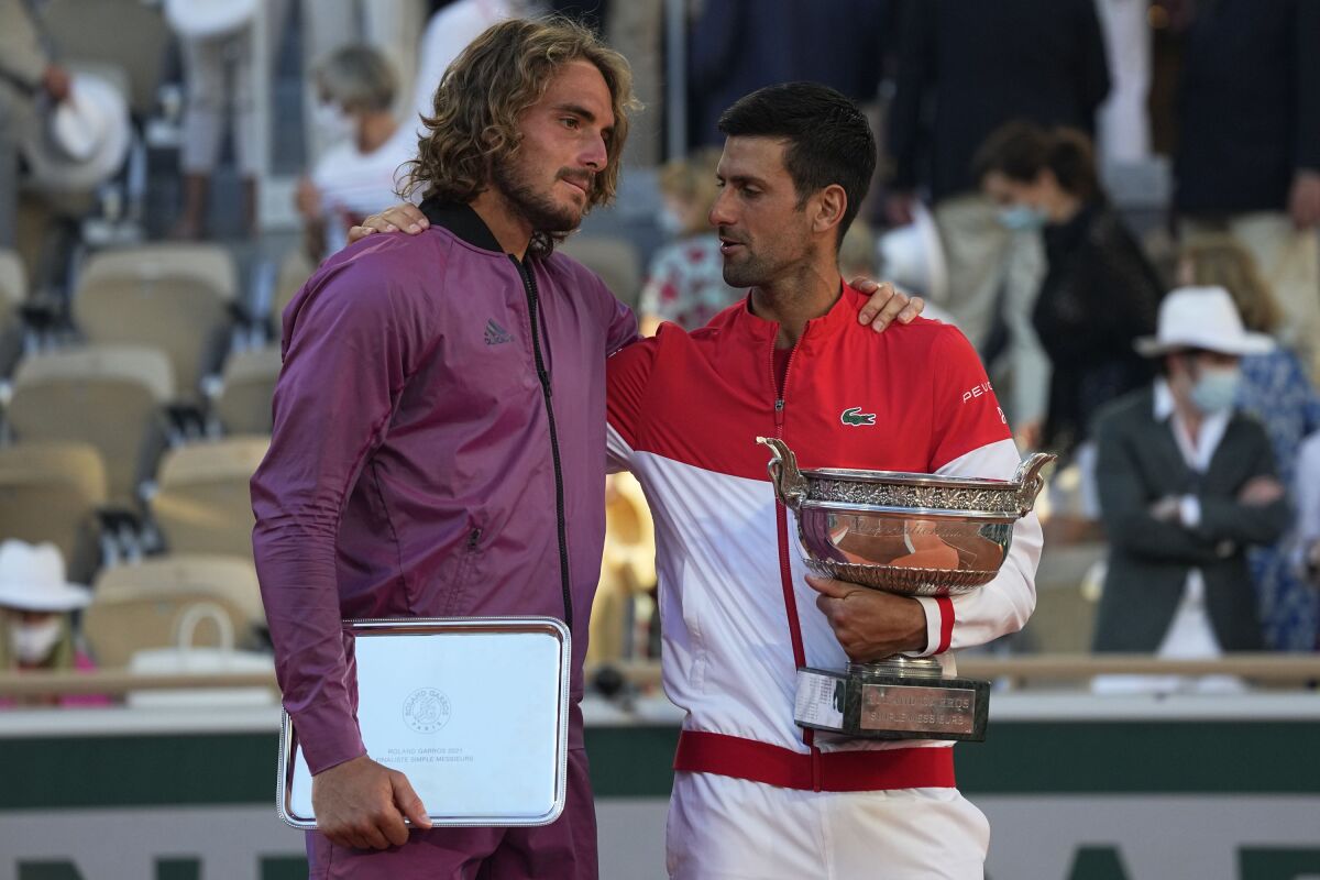 Novak Djokovič, Stefanos Tsitsipas