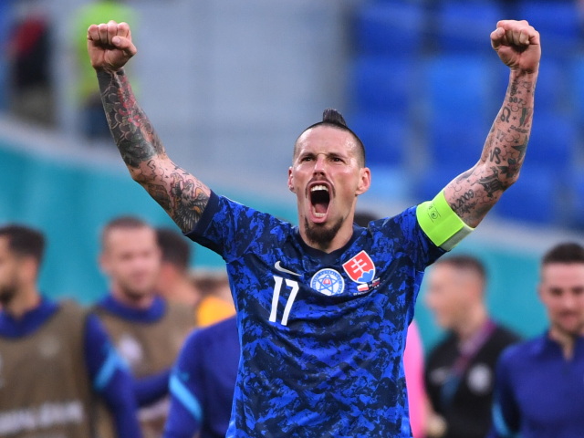 Rusko SR futbal ME2020 E Poľsko Slovensko hamšík