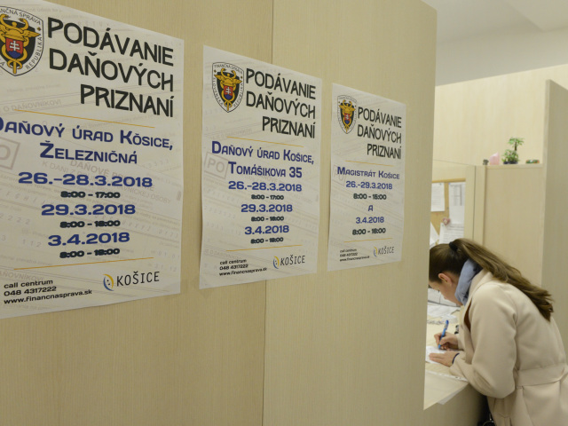 SR Košice Daňový Úrad Podanie Daňové Priznanie KEX