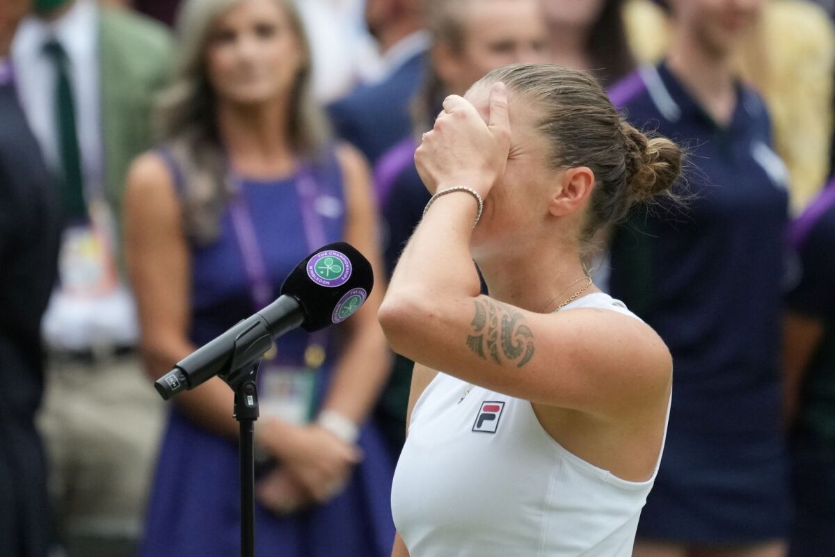 Britain Wimbledon Tennis Plíšková