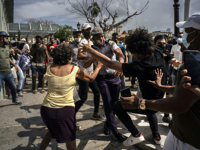 Kuba, protesty, Havana