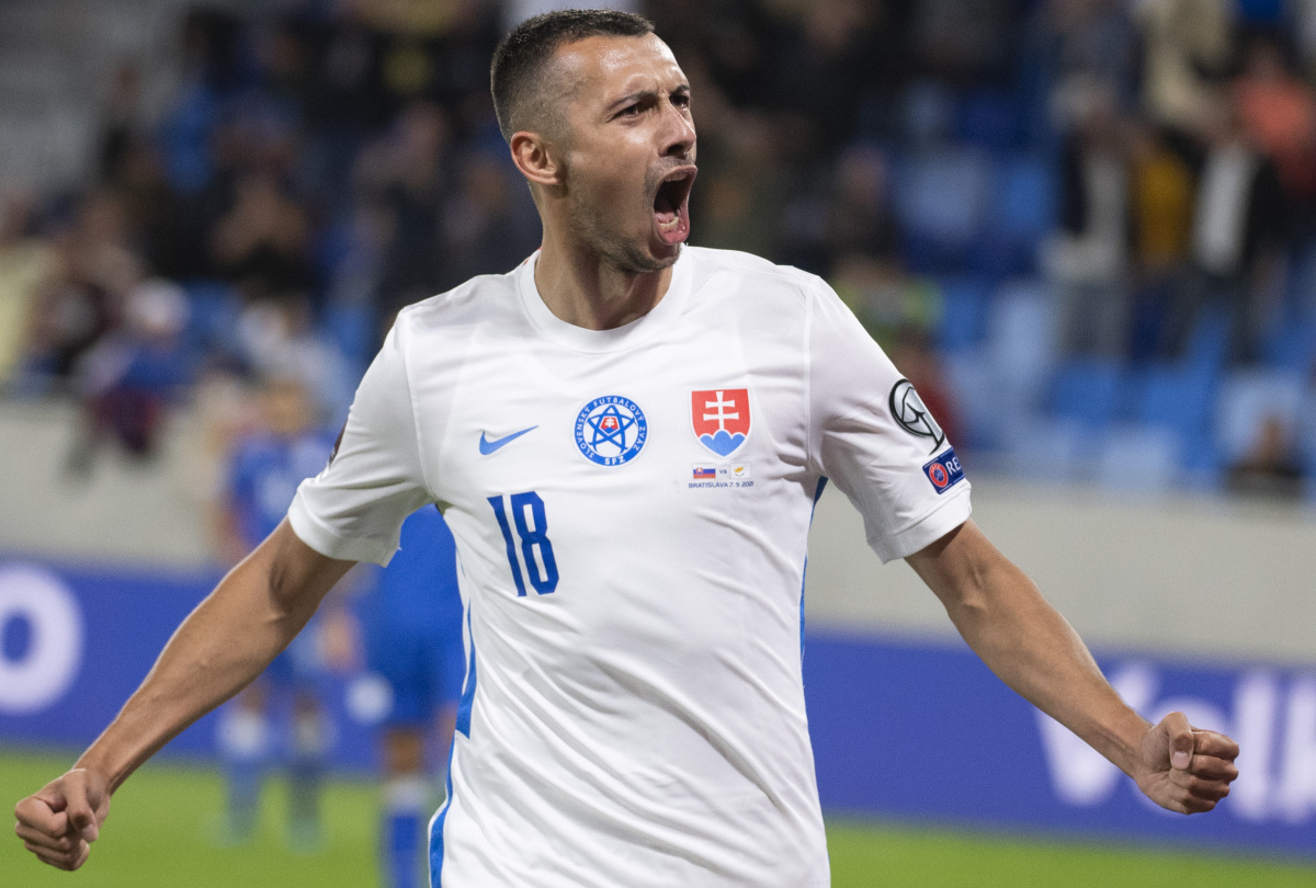 SR Bratislava šport Futbal MS2022 kval. H Cyprus BAX