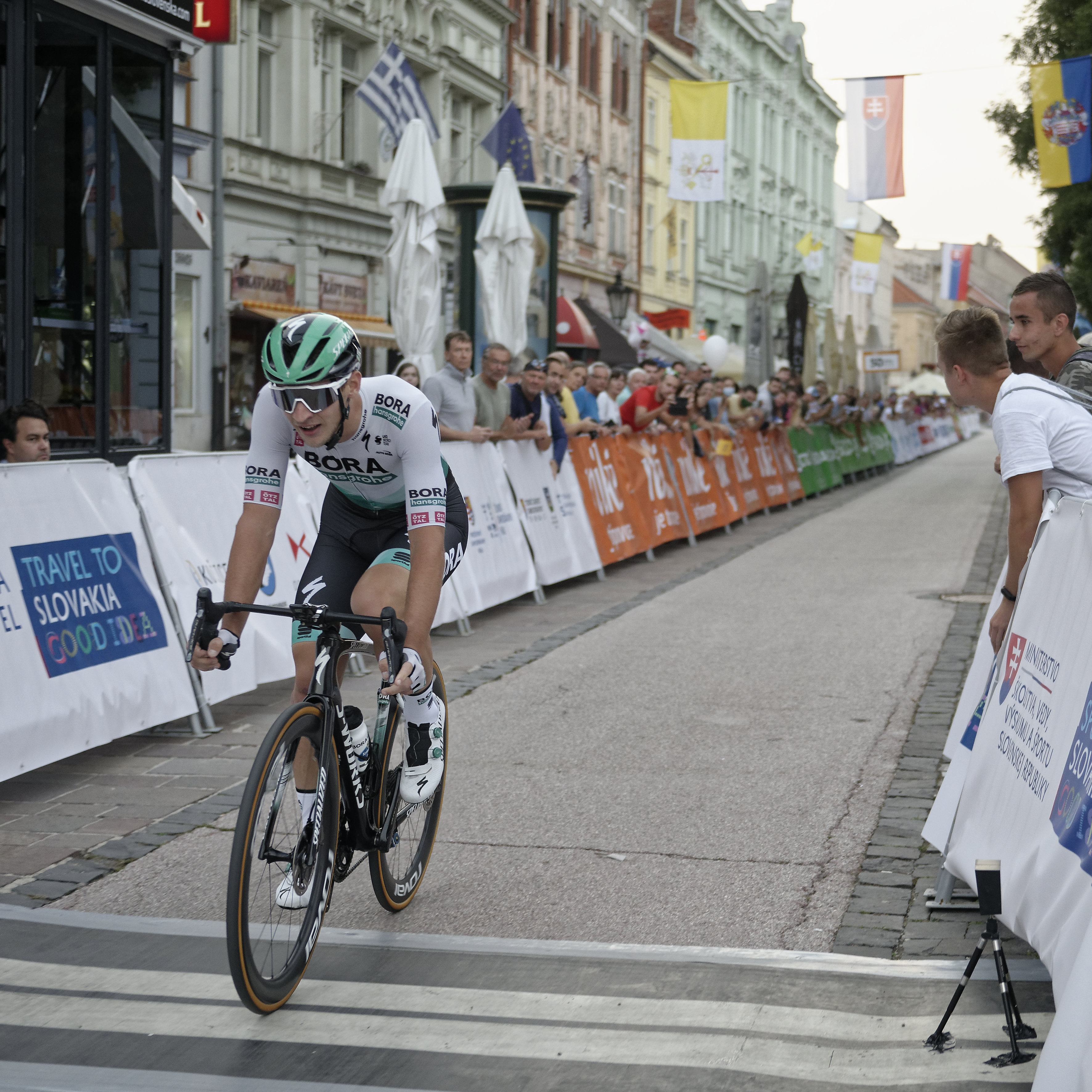 Erik Baška počas prológu 65. ročníka pretekov Okolo Slovenska.