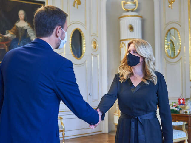 Zuzana Čaputová / Eduard Heger /