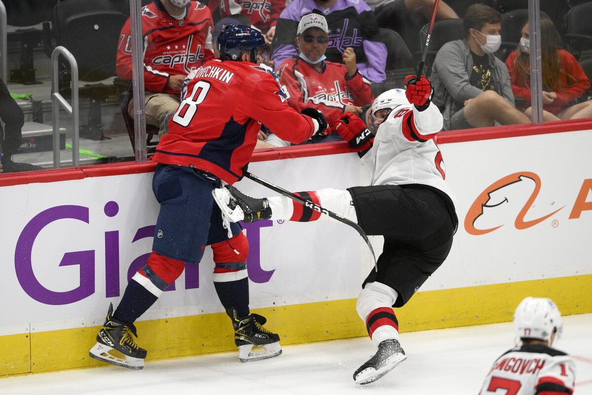 USA hokej NHL príprava Devils Capitals