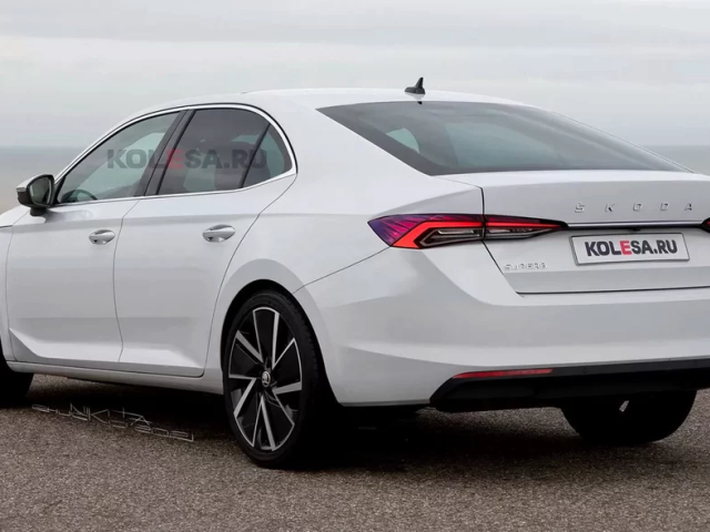 Škoda Superb 2023 - render 2021