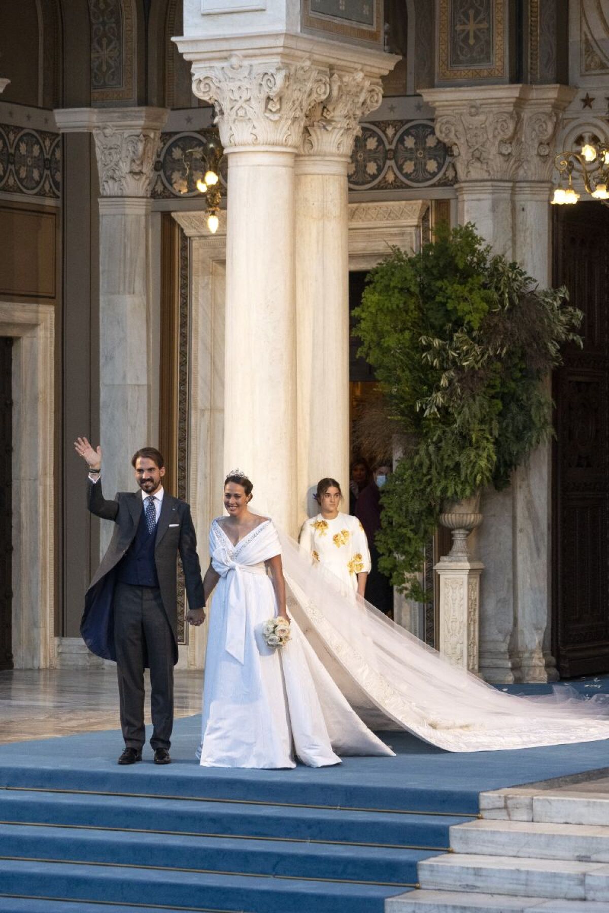 CORRECTION Greece Royals Wedding