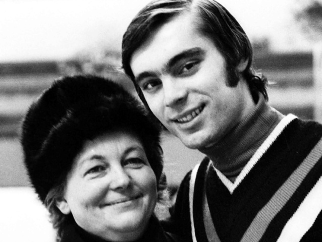 Hilda Múdra s Ondrejom Nepelom v marci 1973.