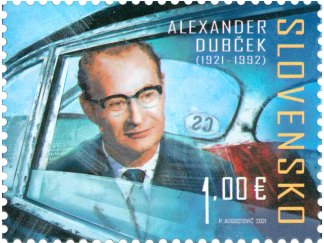 Alexander Dubček / Známka /