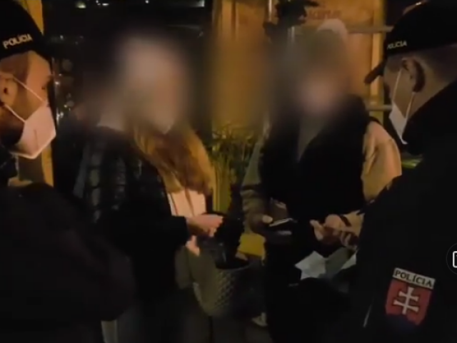 polícia bratislava pokuta lockdown